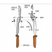 Ψαλίδα κλαδέματος LOWE τύπου αμόνι  - LOWE 1104