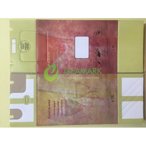 Χαρτοκιβώτιο ασκού 5lt πολύχρωμο